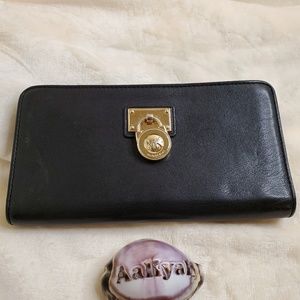 Authentic Black Lock Michael Kors Wallet